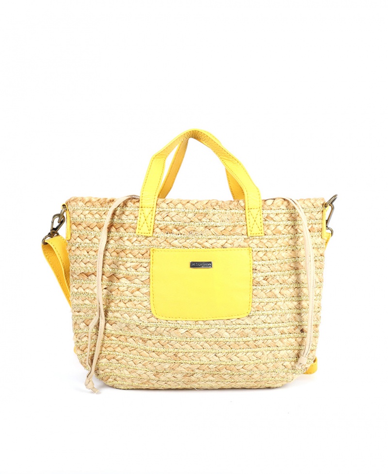 Sac a Main Les Tropeziennes GOBI Jaune Femme|FHRW-66523739